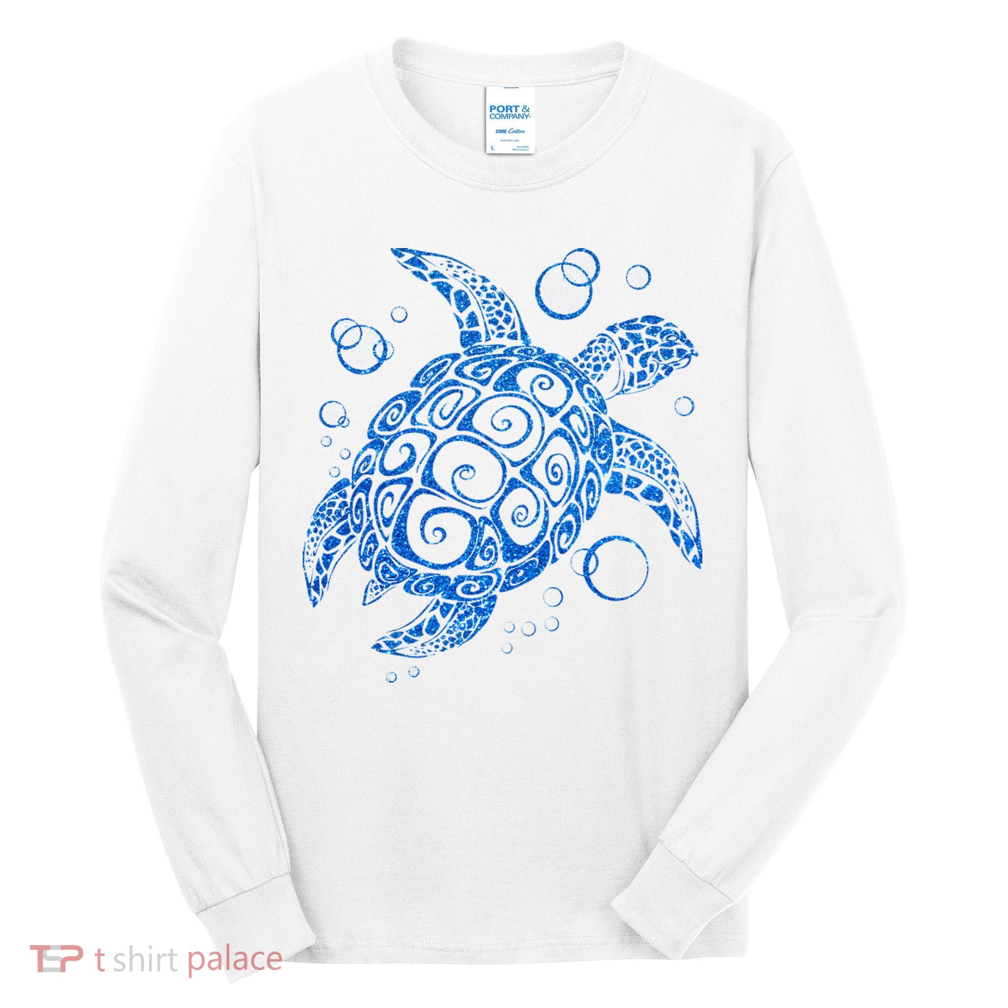 Sea Turtle Ocean Animals Tall Long Sleeve T-Shirt