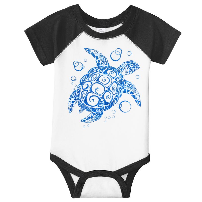 Sea Turtle Ocean Animals Infant Baby Jersey Bodysuit