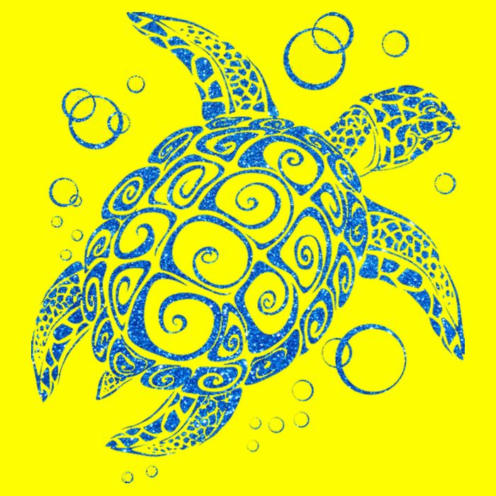 Sea Turtle Ocean Animals USA-Made Doggie Bandana