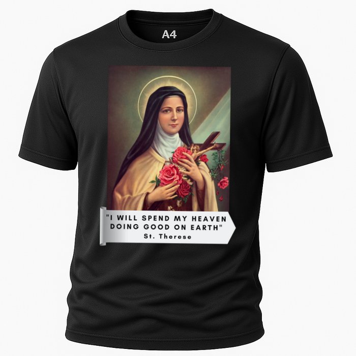 St Therese Of Lisieux Saint Therese Of Jesus Catholic Gift Cooling Performance Crew T-Shirt
