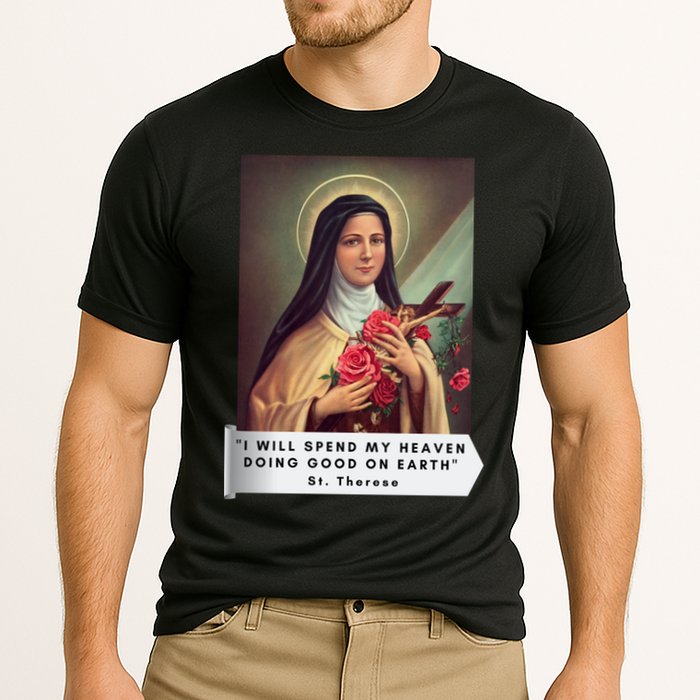 St Therese Of Lisieux Saint Therese Of Jesus Catholic Gift Cooling Performance Crew T-Shirt