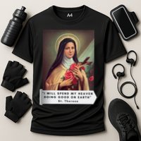 St Therese Of Lisieux Saint Therese Of Jesus Catholic Gift Cooling Performance Crew T-Shirt