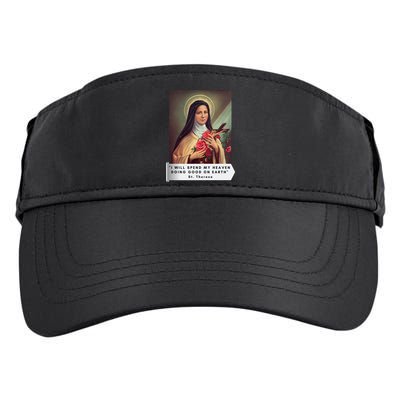 St Therese Of Lisieux Saint Therese Of Jesus Catholic Gift Adult Drive Performance Visor