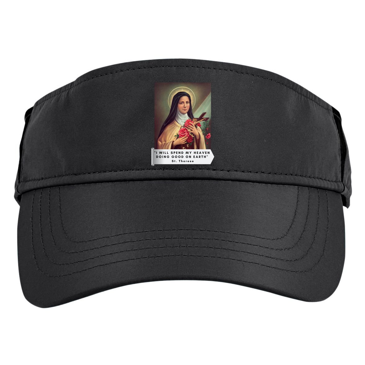 St Therese Of Lisieux Saint Therese Of Jesus Catholic Gift Adult Drive Performance Visor