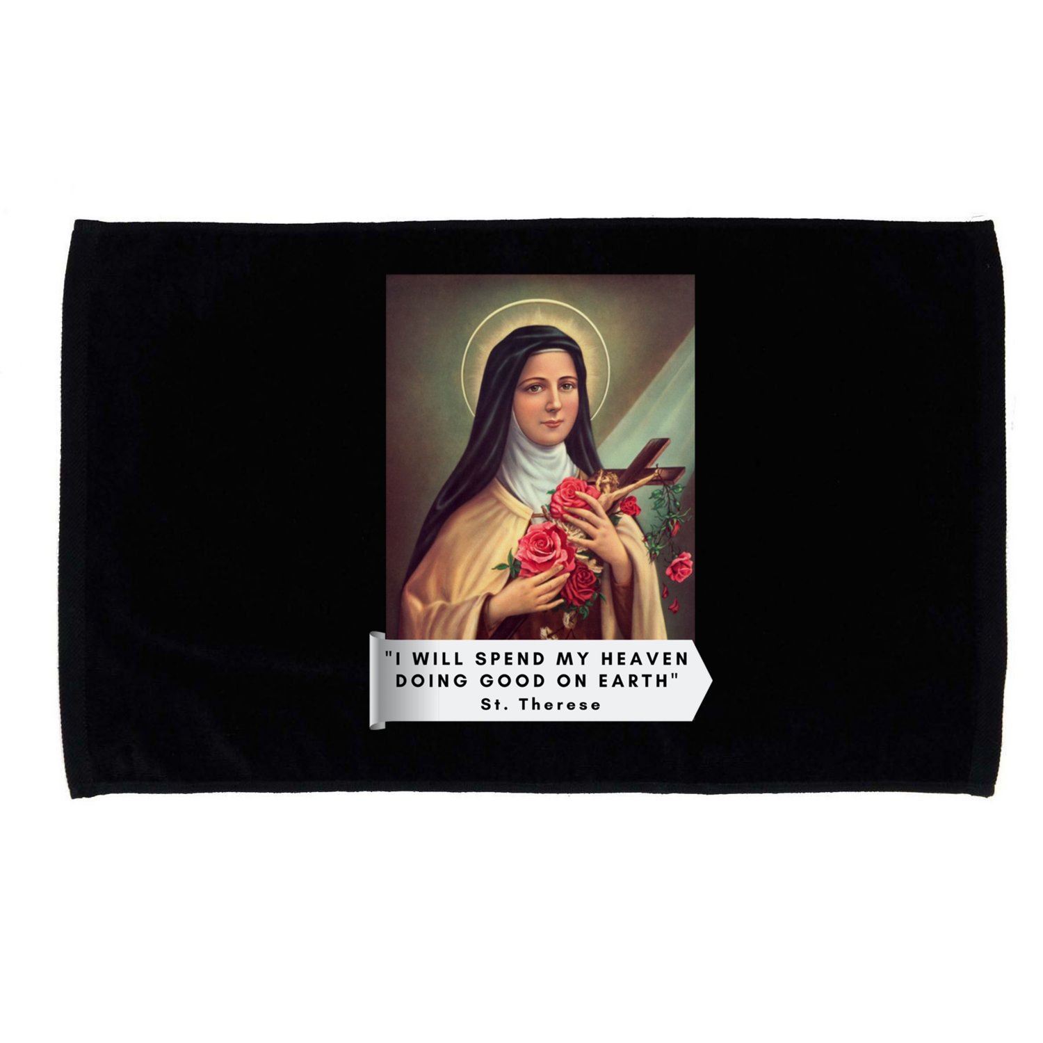 St Therese Of Lisieux Saint Therese Of Jesus Catholic Gift Microfiber Hand Towel
