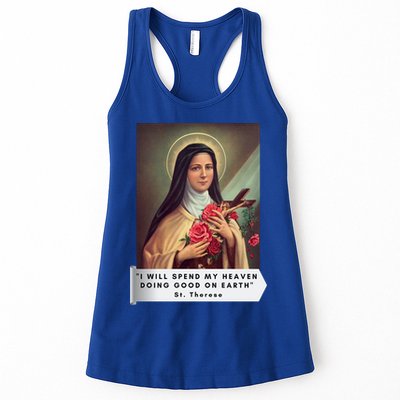 St Therese Of Lisieux Saint Therese Of Jesus Catholic Gift Womens Tank Top