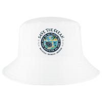 Save The Ocean Keep The Sea Plastic Free Turtle Scene Cool Comfort Performance Bucket Hat
