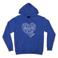 Save The Ocean Sea Love Heart Great Gift For Valentines Day Tall Hoodie