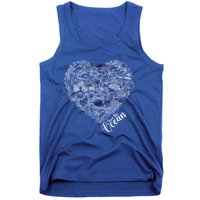 Save The Ocean Sea Love Heart Great Gift For Valentines Day Tank Top