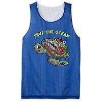 Save The Ocean Sea Turtle Coral Reef Marine Environtal Gift Mesh Reversible Basketball Jersey Tank