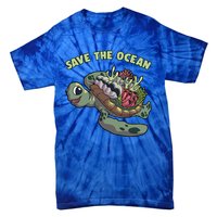 Save The Ocean Sea Turtle Coral Reef Marine Environtal Gift Tie-Dye T-Shirt