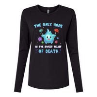 Star The Only Hope Is The Sweet Relief Of Death Luma Star Womens Cotton Relaxed Long Sleeve T-Shirt