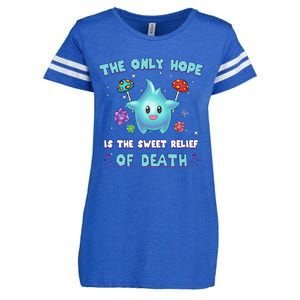 Star The Only Hope Is The Sweet Relief Of Death Luma Star Enza Ladies Jersey Football T-Shirt