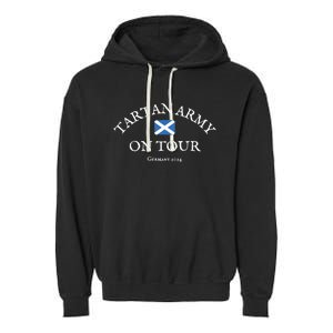 Scotland Tartan On 2024 Garment-Dyed Fleece Hoodie