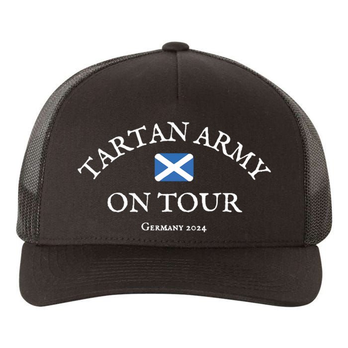 Scotland Tartan On 2024 Yupoong Adult 5-Panel Trucker Hat