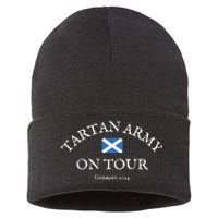 Scotland Tartan On 2024 Sustainable Knit Beanie