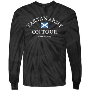 Scotland Tartan On 2024 Tie-Dye Long Sleeve Shirt