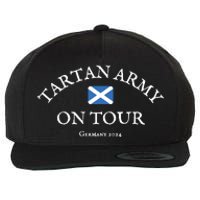 Scotland Tartan On 2024 Wool Snapback Cap