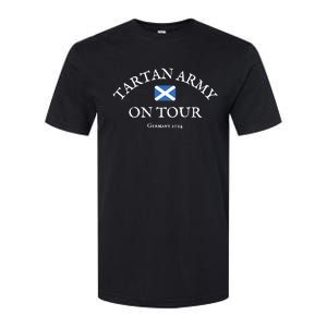 Scotland Tartan On 2024 Softstyle CVC T-Shirt