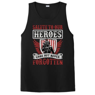 Salute To Our Heroes Memorial Tribute PosiCharge Competitor Tank