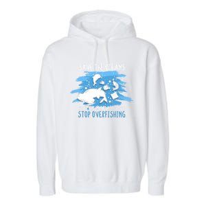 Save The Oceans Keep Sea Plastic Free Earth Recycle Great Gift Garment-Dyed Fleece Hoodie