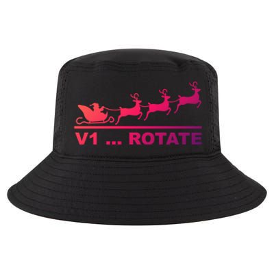 Santa Take Off Funny Pilot Airplane Christmas Gift Cool Comfort Performance Bucket Hat