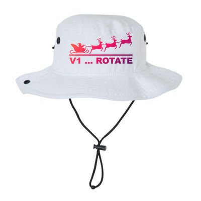 Santa Take Off Funny Pilot Airplane Christmas Gift Legacy Cool Fit Booney Bucket Hat