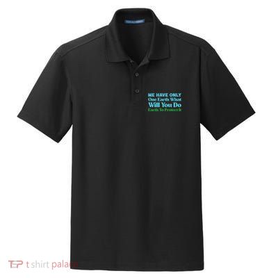 Save The Oceans Marine Life For Environtal Awareness Gift Dry Zone Grid Polo