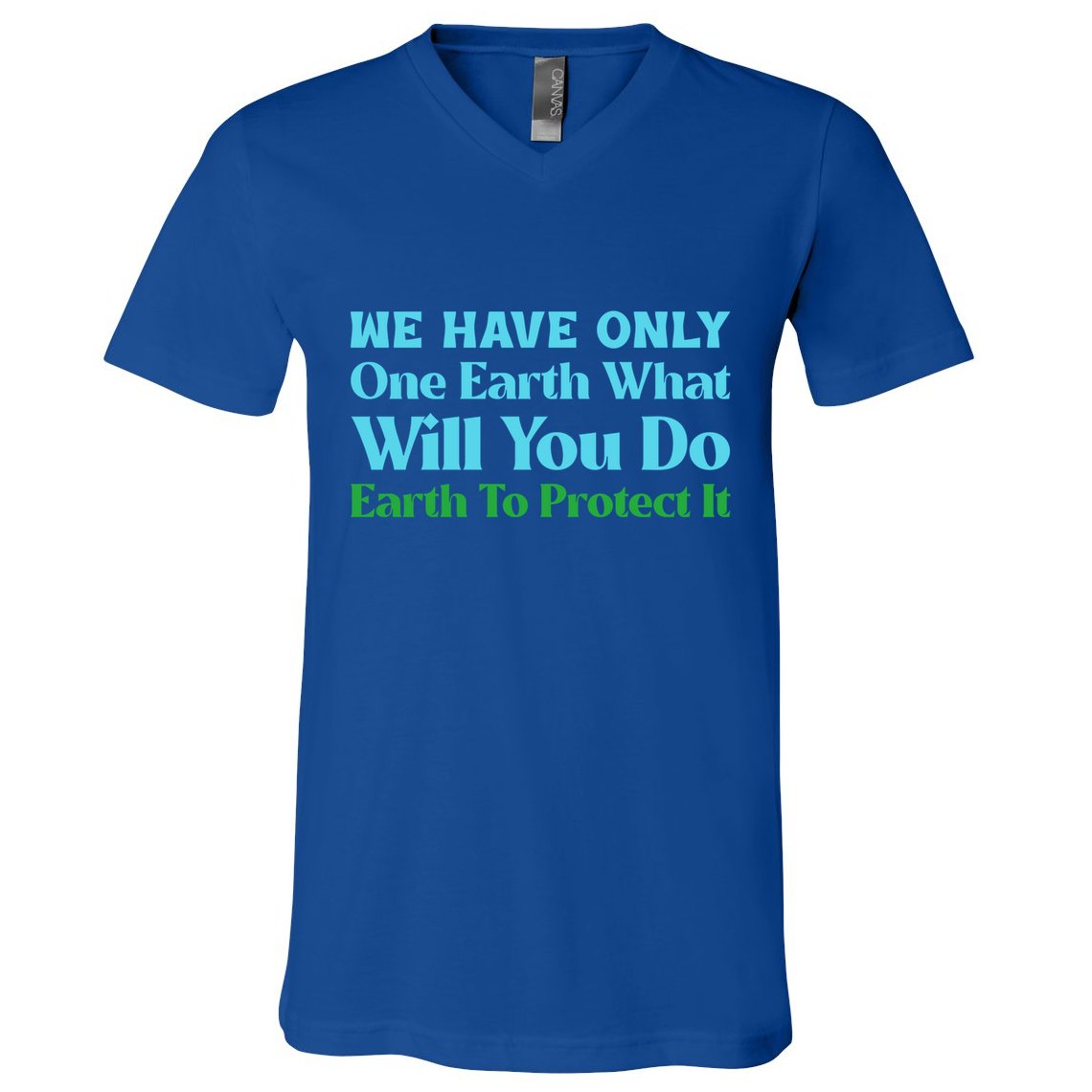 Save The Oceans Marine Life For Environtal Awareness Gift V-Neck T-Shirt