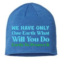 Save The Oceans Marine Life For Environtal Awareness Gift Sustainable Beanie