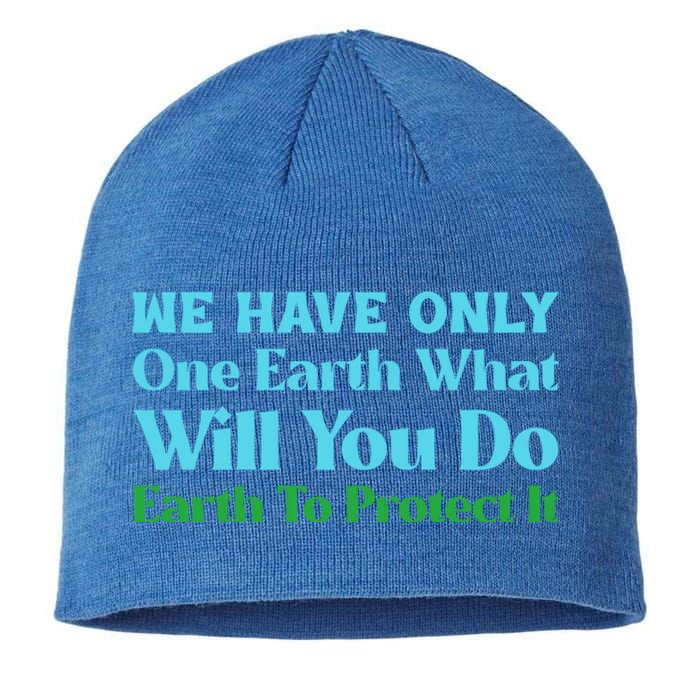 Save The Oceans Marine Life For Environtal Awareness Gift Sustainable Beanie