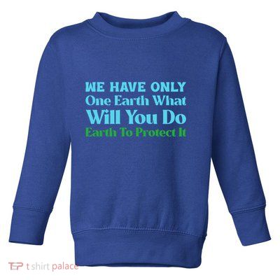 Save The Oceans Marine Life For Environtal Awareness Gift Toddler Sweatshirt