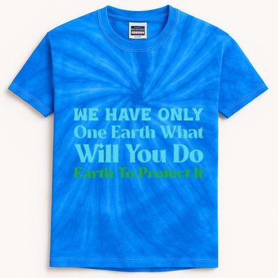 Save The Oceans Marine Life For Environtal Awareness Gift Kids Tie-Dye T-Shirt