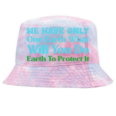 Save The Oceans Marine Life For Environtal Awareness Gift Tie-Dyed Bucket Hat