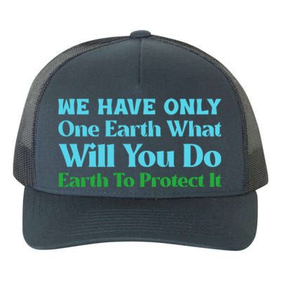 Save The Oceans Marine Life For Environtal Awareness Gift Yupoong Adult 5-Panel Trucker Hat