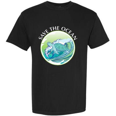 Save The Ocean Marine Biology Biologist Sea Turtle Lover Garment-Dyed Heavyweight T-Shirt