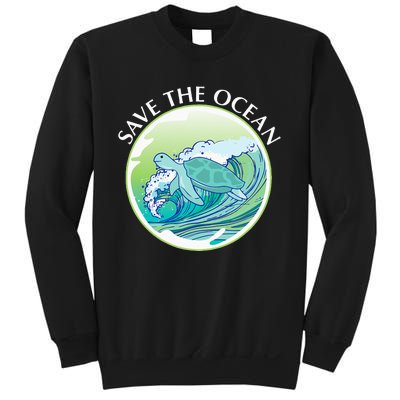 Save The Ocean Marine Biology Biologist Sea Turtle Lover Sweatshirt