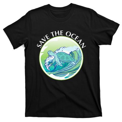 Save The Ocean Marine Biology Biologist Sea Turtle Lover T-Shirt