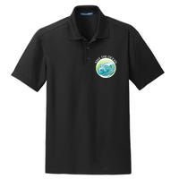 Save The Ocean Marine Biology Biologist Sea Turtle Lover Dry Zone Grid Polo