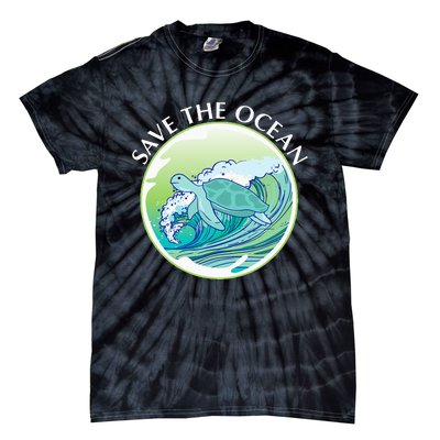 Save The Ocean Marine Biology Biologist Sea Turtle Lover Tie-Dye T-Shirt