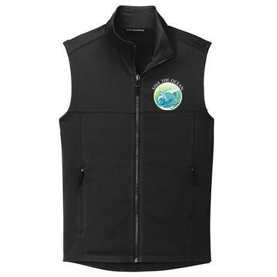 Save The Ocean Marine Biology Biologist Sea Turtle Lover Collective Smooth Fleece Vest