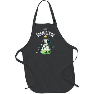 Science Teacher Oh Chemistree Chemistry Christmas Full-Length Apron With Pockets