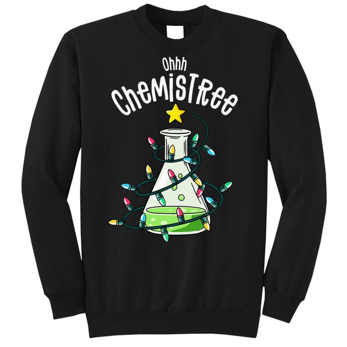 Science Teacher Oh Chemistree Chemistry Christmas Sweatshirt