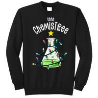 Science Teacher Oh Chemistree Chemistry Christmas Tall Sweatshirt