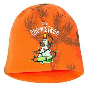 Science Teacher Oh Chemistree Chemistry Christmas Kati - Camo Knit Beanie