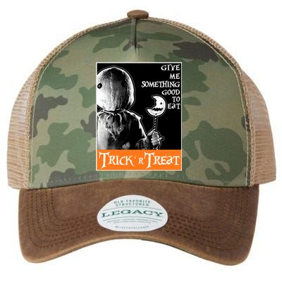 Sam Trick Or Treat Give Me Something Good To Eat Halloween Horror Legacy Tie Dye Trucker Hat