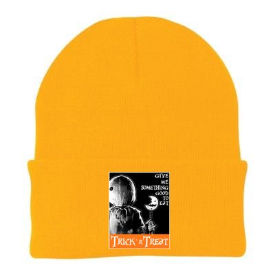 Sam Trick Or Treat Give Me Something Good To Eat Halloween Horror Knit Cap Winter Beanie