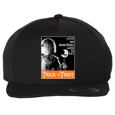 Sam Trick Or Treat Give Me Something Good To Eat Halloween Horror Wool Snapback Cap