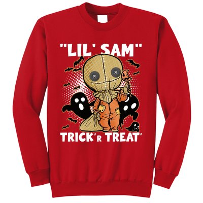 Sam Trickin Or Treatin Trick Or Treat Halloween Horror Sweatshirt