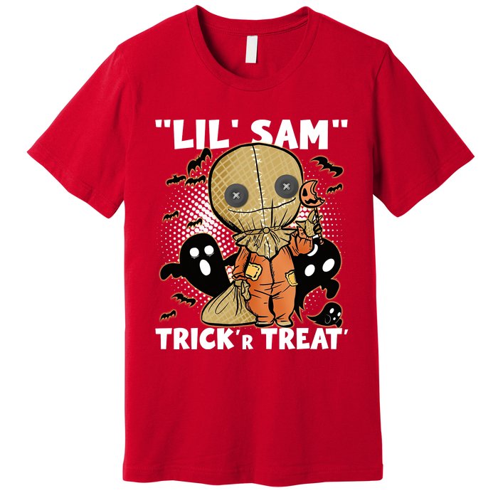 Sam Trickin Or Treatin Trick Or Treat Halloween Horror Premium T-Shirt